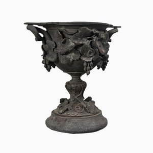 Antike Serviertasse aus Bronze, 18. Jh
