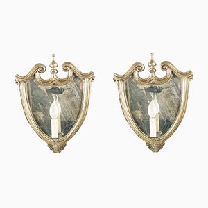 Baroque Electrified Mirrors, Set of 2