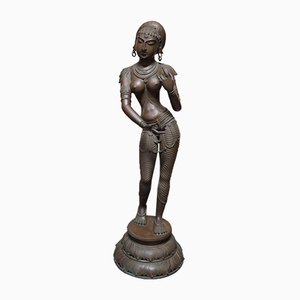 Große Parvati Dea Bronzestatue, 1900