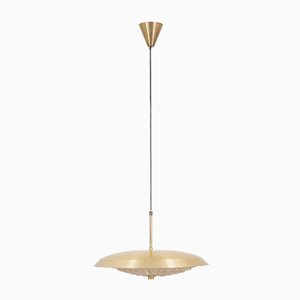 Brass Pendant Lamp by Carl Fagerlund for Orrefors, 1960s
