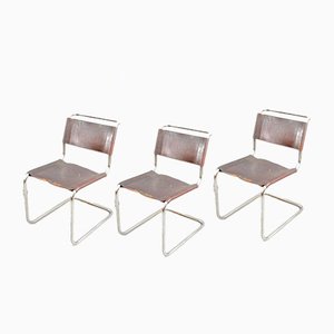 Vintage S33 Chairs by Mart Stam & Marcel Breuer for Thonet, Set of 3