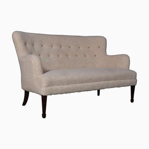 Sofa in Lambswool by Frits Henningsen