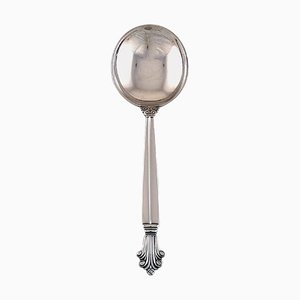 Acanthus Bouillon Spoon in Sterling Silver by Georg Jensen