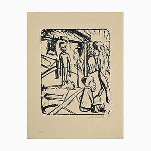 Erich Heckel, The Brothers Karamazov, Lithograph, 1919