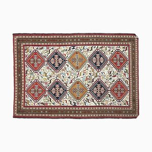 Türkischer Vintage Oushak Vintage Kilim Teppich aus Wolle