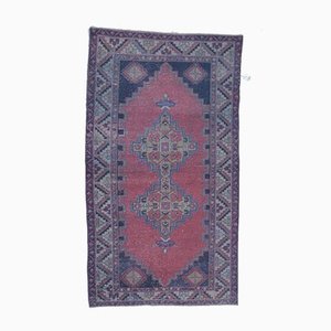 4x7 Vintage Turkish Oushak Handmade Wool Oriental Carpet