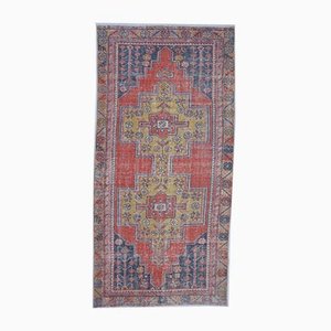 4x8 Vintage Turkish Oushak Handmade Wool Oriental Carpet