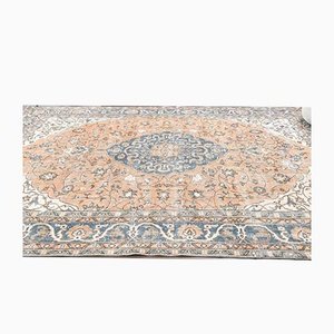 Alfombra Oushak Oriental turca vintage 8x12 en naranja