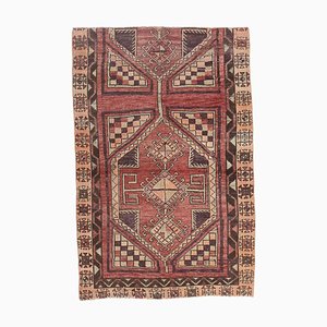 Tapis Oushak 4x6 Vintage Fait Main en Laine, Turquie