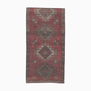 Tapis 4x8 Vintage Oushak Fait Main en Laine, Turquie