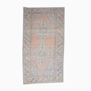 Tapis Oriental 4x8 Vintage Oushak Fait Main en Laine, Turquie