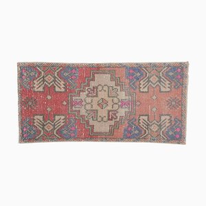 2x3 Vintage Turkish Oushak Doormat or Small Carpet