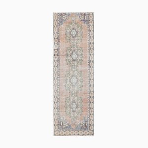 Tapis Oishak 3x9 Vintage Fait Main en Laine, Turquie