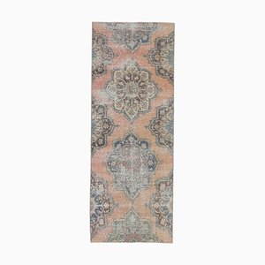 Tapis Oriental Runner en Laine d'Oushak 3x8 Vintage, Turquie