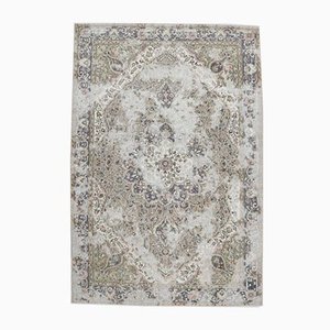 7x10 Türkischer Vintage Oushak Distressed Oriental Teppich