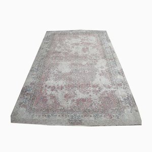 6x10 Vintage Turkish Oushak Floral Distressed Faded Rug