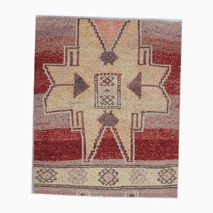 Paillasson ou Petit Tapis Oushak 3x3 Vintage, Turquie