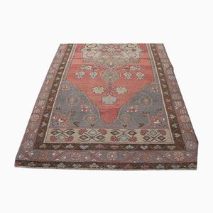 Paillasson ou Petit Tapis Oushak 3x4 Vintage, Turquie