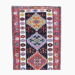 Tapis Oushak 3x4 Vintage Fait Main en Laine, Turquie