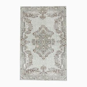 Tapis Oushak Floral Vintage Couleur Oiehak, Turquie, 6x10