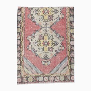 Tapis Oushak 3x4 Vintage Fait Main en Laine, Chine