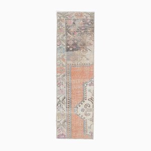 Tapis Oushak Vintage Fait Main en Laine, Turquie, 1x5