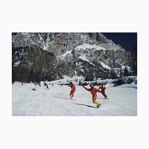 Affiche Cortina D'ampezzo C Encadrée en Noir