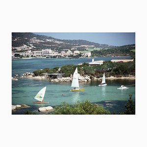 Costa Smeralda, Sardinia Oversize C Print Framed In White