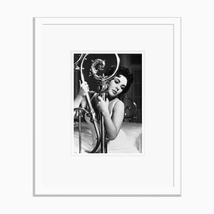 Elizabeth Taylor Archival Pigment Print Framed in White by Bettmann