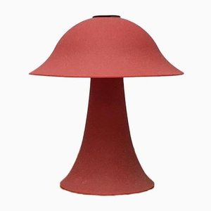 Vintage Glass Mushroom Table Lamp