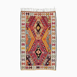 Türkischer Vintage Kilim Teppich