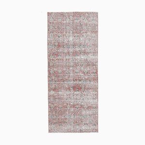 Tapis de Couloir Vintage Fait Main en Laine, Turquie