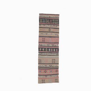 Tapis Kilim Runner Vintage en Bois de Kilim Oushak, Turquie, 3x11m