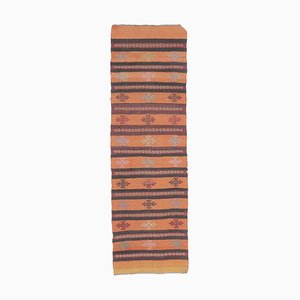 Tapis Kilim Runner Vintage en Laine d'Oushak, Turquie, 2x6