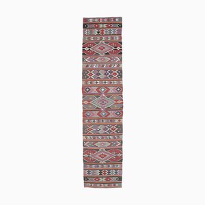 Alfombra Kilim Run de turco Oushak turca vintage de 3x11