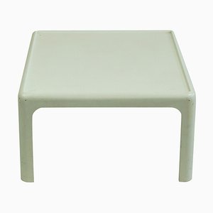 White Plastic Coffee Table by Peter Ghyczy for Horn Collection, Germany