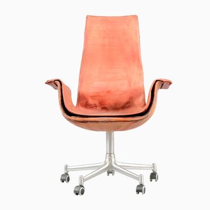 Mid-Century Red Tulip Lounge Chair by Preben Fabricius & Jørgen Kastholm for Kill International