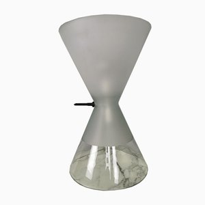 Hourglass-Shaped Ambigua Table Lamp by Guido Rosati for Fontana Arte, 1977