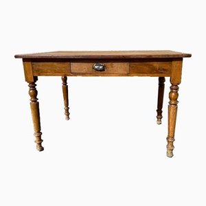 Antique Louis Philippe Cherry Bistro Table, 1900s