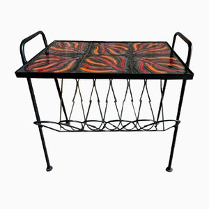 Petite Table Vintage avec Plateau en Formica, 1950s en vente sur Pamono