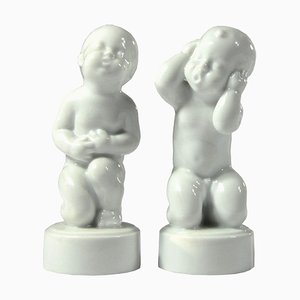 Figurines par Svend Lindhart pour Bing & Grondahl, 1960s, Set de 2