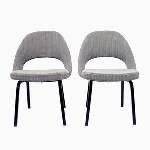 Set of Executive Side Chairs by Eero Saarinen for Knoll / Nordiska Kompaniet, 1962