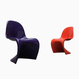 Mid-Century Early Panton Side Chairs by Verner Panton for Herman Miller, 1960s, Set of 2