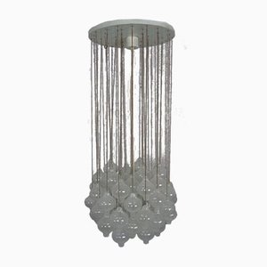Large Austrian Tulipan Ceiling Lamp by J. T. Kalmar for Kalmar Franken KG, 1960s