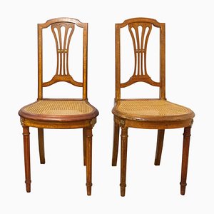 Chaises de Salon ou Chaises d'Appoint Style Louis XVI, France, Set de 2