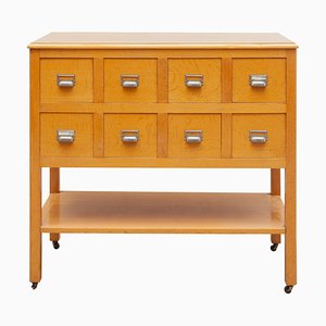 Beech Cabinet with Drawers, 1970s