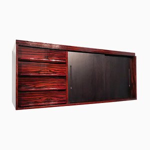 Italienisches Mid-Century Sideboard aus Makassar Ebenholz, 1950er
