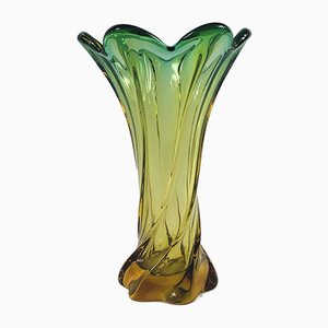 Large Mid-Century Italian Murano Glass Vase, 1960s