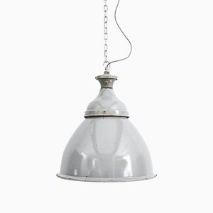 Grey Dome Industrial Pendant Light from Benjamin Crysteel