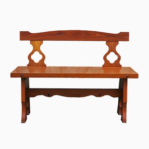 Bank aus Eschenholz, 1970er